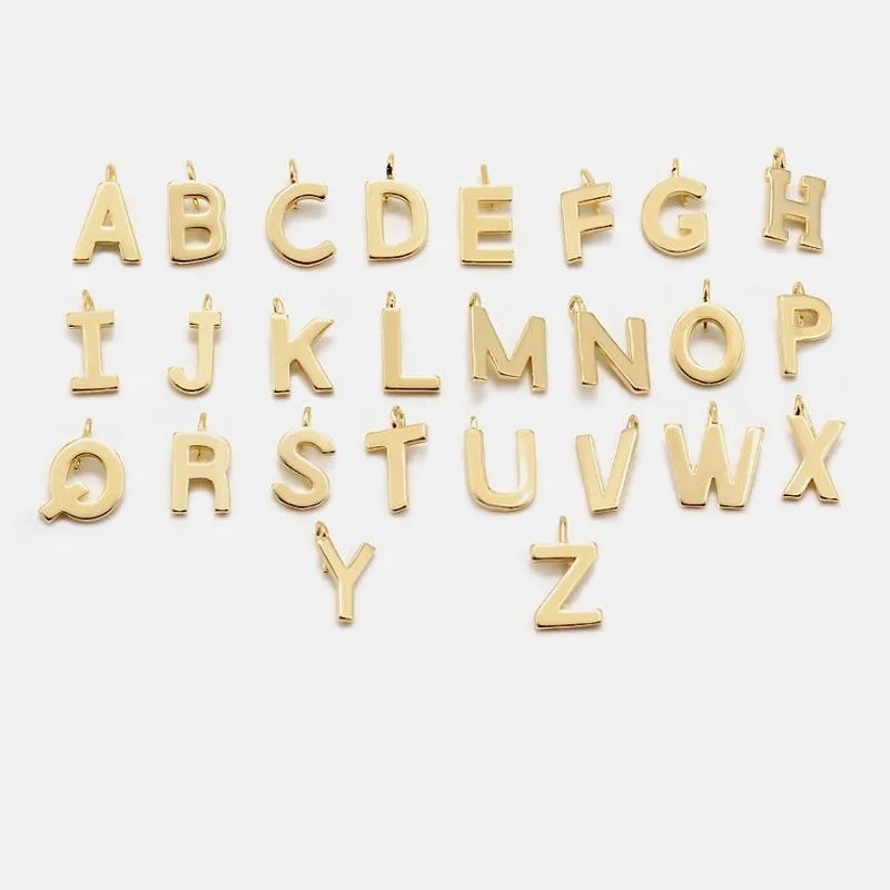 Pingente com inicial de 26 letras