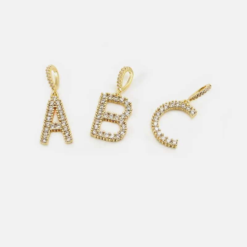 Pingente Inicial Banhado a Ouro