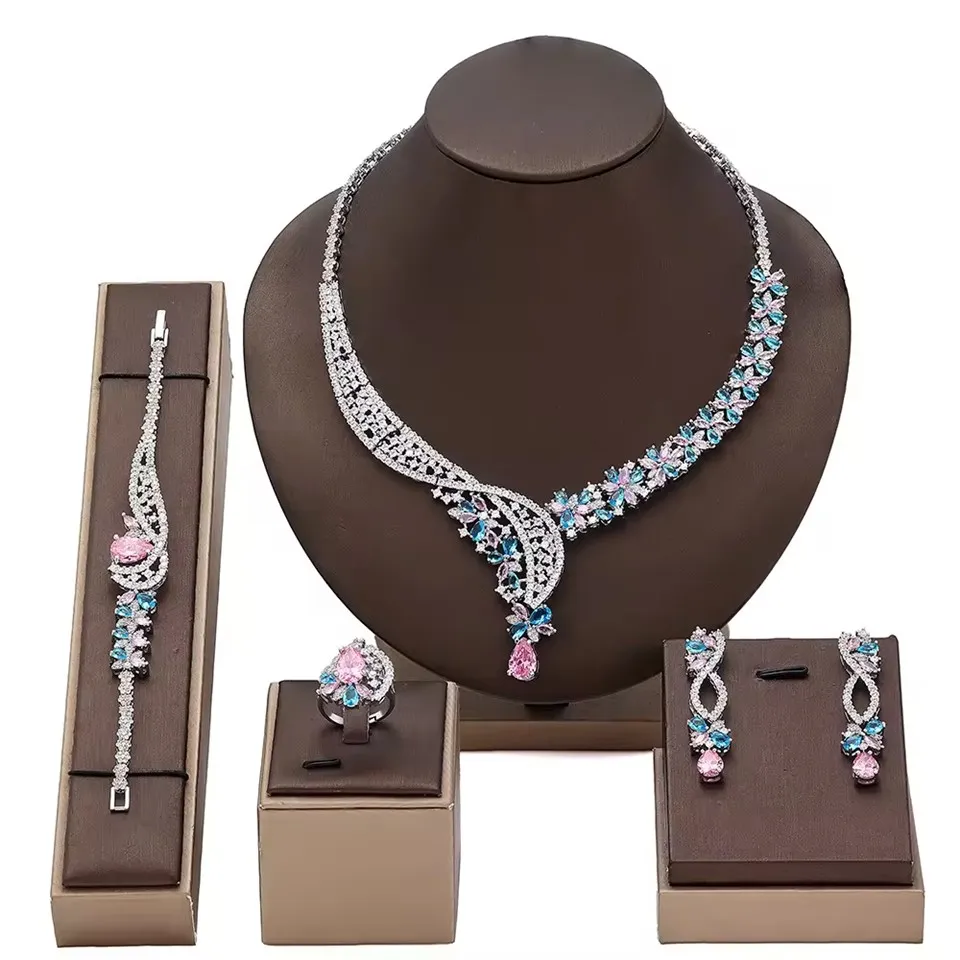 Novos conjuntos de joias de noiva para mulheres