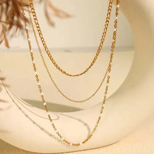 Não perca joias de colar colorido